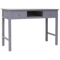 vidaXL Writing Desk Gray 43.3