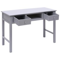 vidaXL Writing Desk Gray 43.3