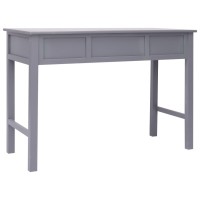 vidaXL Writing Desk Gray 43.3