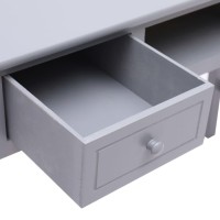 vidaXL Writing Desk Gray 43.3