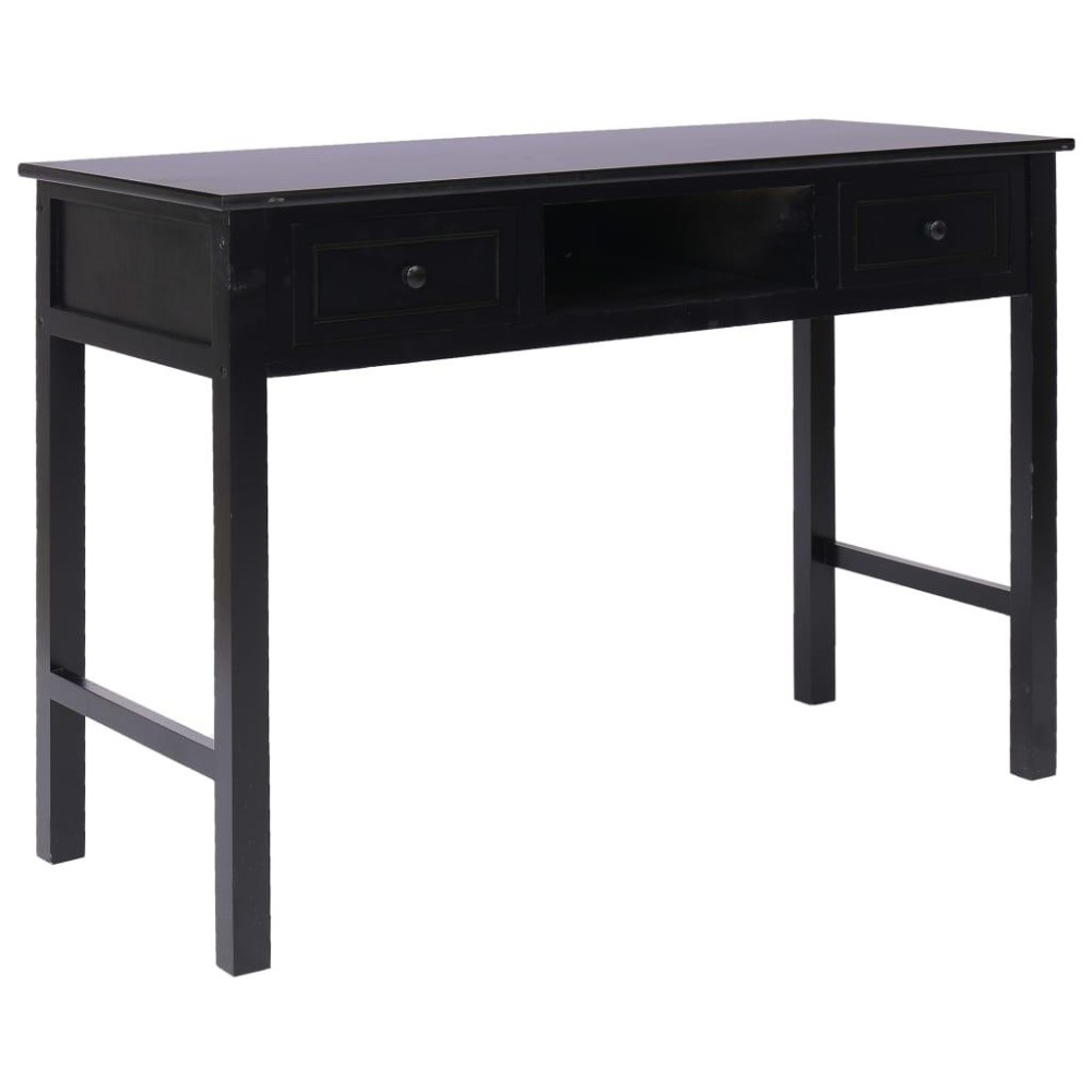 vidaXL Writing Desk Black 43.3