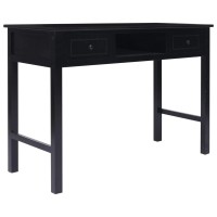 vidaXL Writing Desk Black 43.3