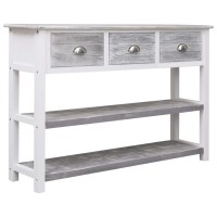 Vidaxl Sideboard Antique Gray 45.3X11.8X29.9 Wood