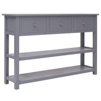 Vidaxl Sideboard Gray 45.3X11.8X29.9 Wood