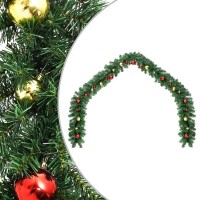 vidaXL Christmas Garland Decorated with Baubles 16 ft