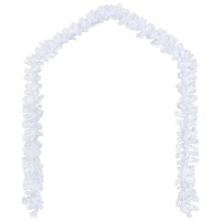 vidaXL Christmas Garlands 4 pcs White 106.2