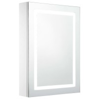 Vidaxl Led Bathroom Mirror Cabinet 19.7X5.1X27.6