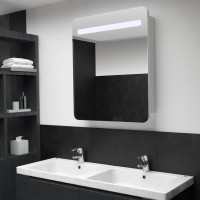 vidaXL LED Bathroom Mirror Cabinet 26.8