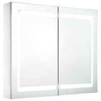 vidaXL LED Bathroom Mirror Cabinet 31.5