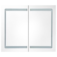 vidaXL LED Bathroom Mirror Cabinet 31.5