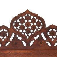 Vidaxl Hand Carved 5-Panel Room Divider Brown 78.7X65 Solid Mango Wood