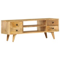 Vidaxl Tv Cabinet 43.3X13.8X15.7 Solid Mango Wood