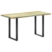 Vidaxl Dining Table 55.1X27.6X29.9 Solid Reclaimed Wood