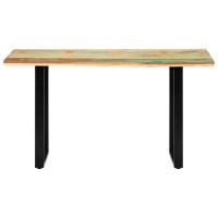 Vidaxl Dining Table 55.1X27.6X29.9 Solid Reclaimed Wood