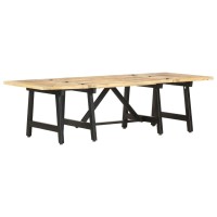 Vidaxl Extendable Coffee Table 63X27.6X17.7 Solid Mango Wood