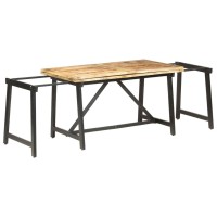 Vidaxl Extendable Dining Table 110.2X31.5X29.5 Solid Mango Wood