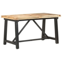 Vidaxl Extendable Dining Table 110.2X31.5X29.5 Solid Mango Wood