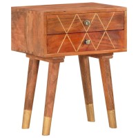 vidaXL Bedside Cabinet 16.9