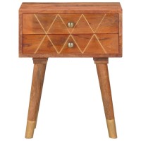 vidaXL Bedside Cabinet 16.9