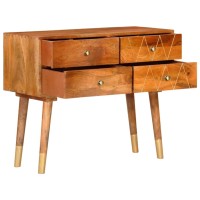 Vidaxl Sideboard 33.5X15.7X27.6 Solid Mango Wood