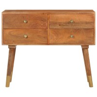 Vidaxl Sideboard 33.5X15.7X27.6 Solid Mango Wood