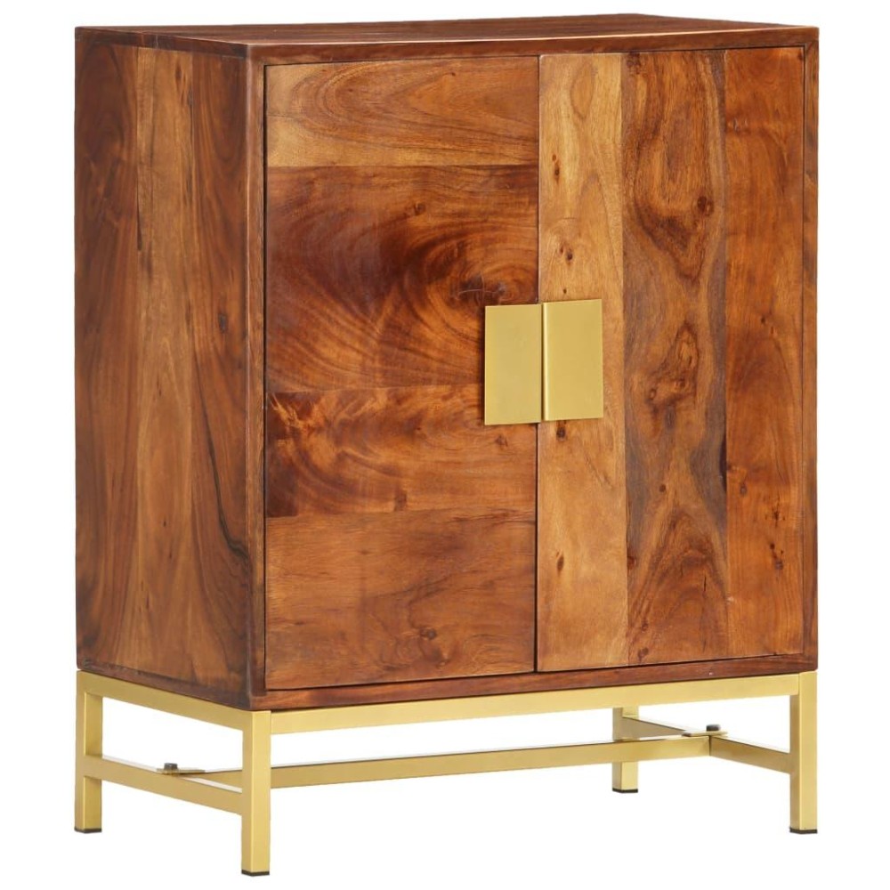 Vidaxl Sideboard 23.6X13.8X29.5 Solid Acacia Wood