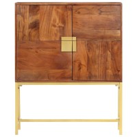 Vidaxl Highboard 31.5X11.8X39.4 Solid Acacia Wood