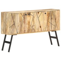 Vidaxl Sideboard 46.5X11.8X29.5 Solid Mango Wood