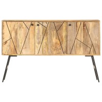 Vidaxl Sideboard 46.5X11.8X29.5 Solid Mango Wood