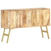 Vidaxl Sideboard 46.5X11.8X29.5 Solid Mango Wood