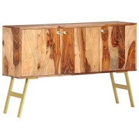 Vidaxl Sideboard 46.5X11.8X29.5 Solid Sheesham Wood