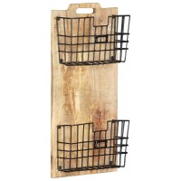 vidaXL Wall-mounted Magazine Rack 13