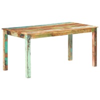 vidaXL Dining Table Solid Reclaimed Wood 63