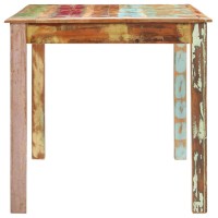 vidaXL Dining Table Solid Reclaimed Wood 63