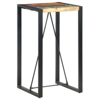 Vidaxl Bar Table 23.6X23.6X43.3 Solid Reclaimed Wood