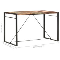 vidaXL Bar Table 70.9