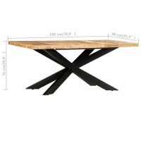 vidaXL Dining Table 70.9