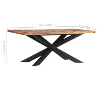 vidaXL Dining Table 70.9