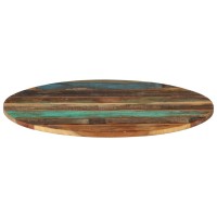 Vidaxl Round Table Top 31.5 0.59-0.63 Solid Reclaimed Wood