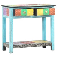 vidaXL Hand Painted Console Table 31.5