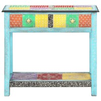 vidaXL Hand Painted Console Table 31.5