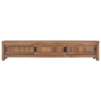 Vidaxl Tv Cabinet 59.1X11.8X11.8 Solid Teak Wood