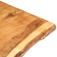 Vidaxl Table Top Solid Acacia Wood 31.5X(19.7-23.6)X1