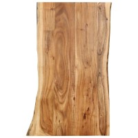 Vidaxl Table Top Solid Acacia Wood 39.4X(19.7-23.6)X1