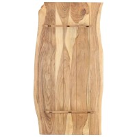 Vidaxl Table Top Solid Acacia Wood 46.5X(19.7-23.6)X1