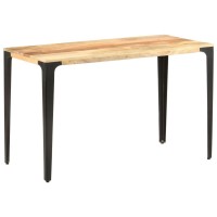 Vidaxl Dining Table 47.2X23.6X29.9 Solid Mango Wood