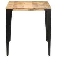 Vidaxl Dining Table 55.1X27.6X29.9 Solid Mango Wood