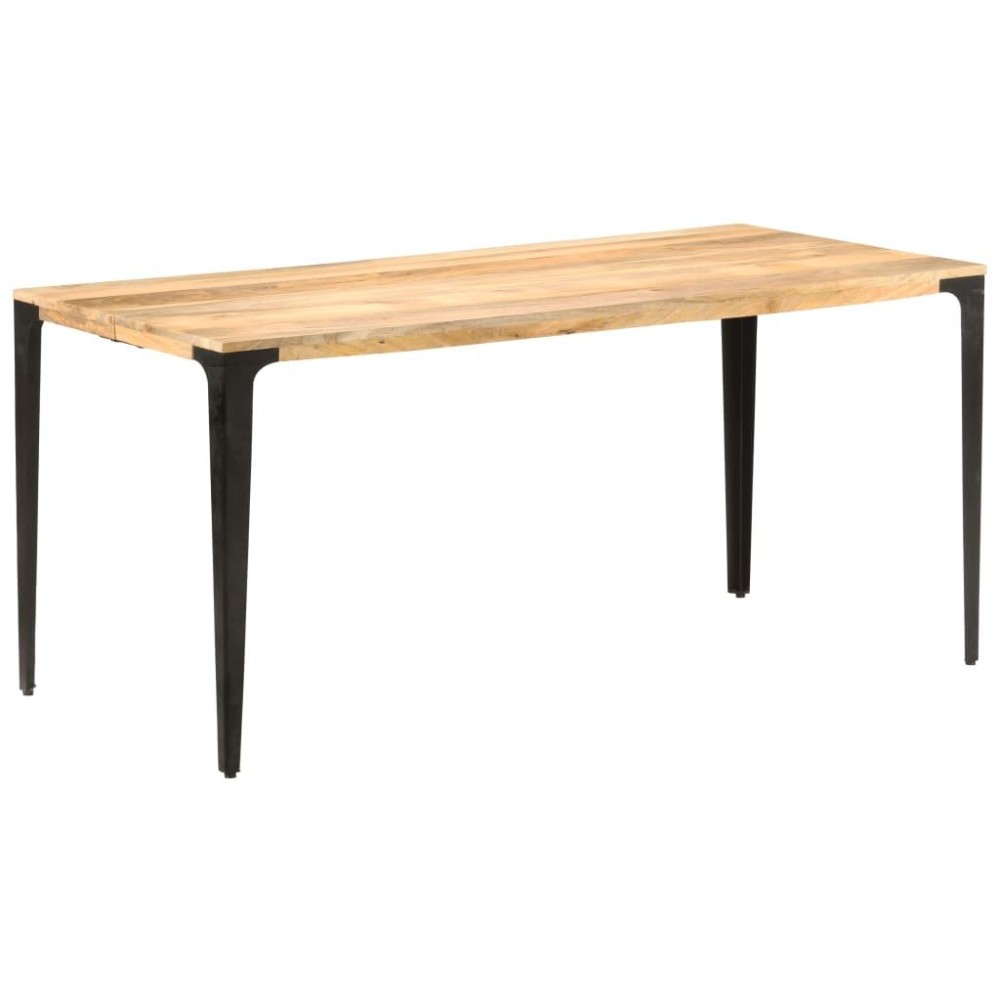 Vidaxl Dining Table 63X31.5X29.9 Solid Mango Wood