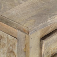 Vidaxl Bedside Cabinet 15.7X11.8X21.7 Solid Mango Wood