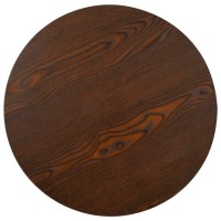 Vidaxl Bistro Table Dark Brown 19.7 Mdf